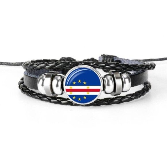 Cape Verde flag bracelet - Picture 1 of 1
